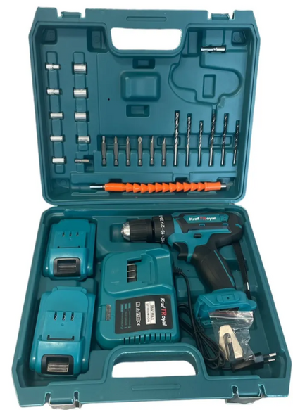 Kraft Royal 36 V Lagou – Profesjonalna wkrętarka udarowa z dwoma akumulatorami.